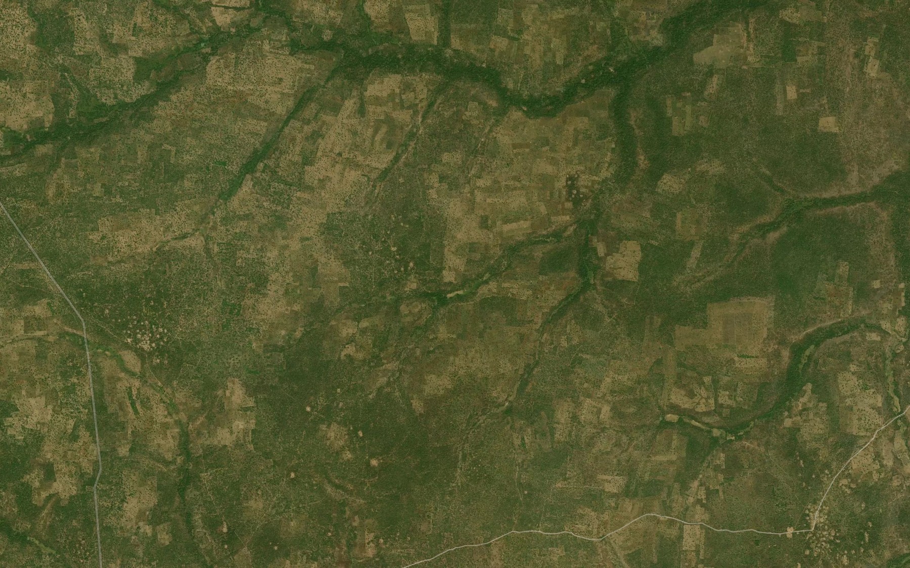 Satellite map of the River Debere