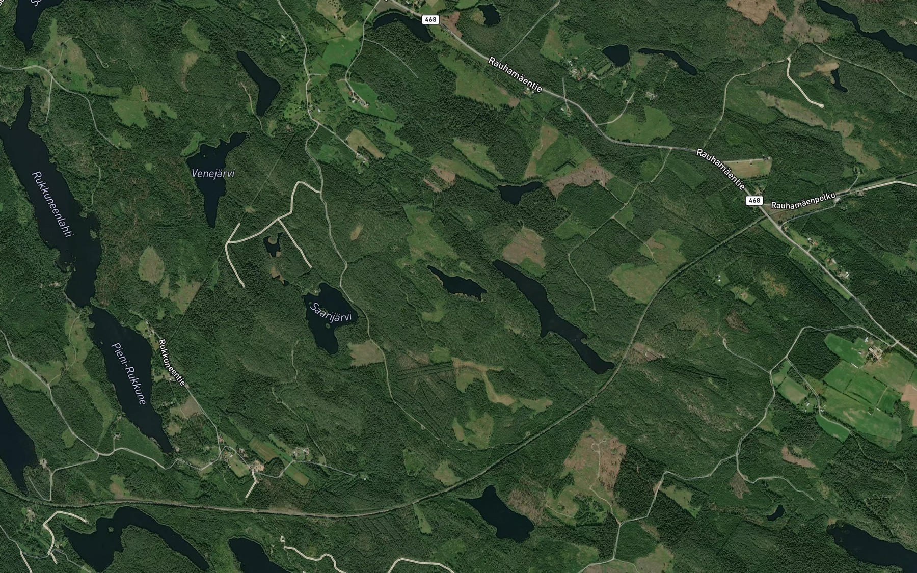 Satellite map of the Palavalampi