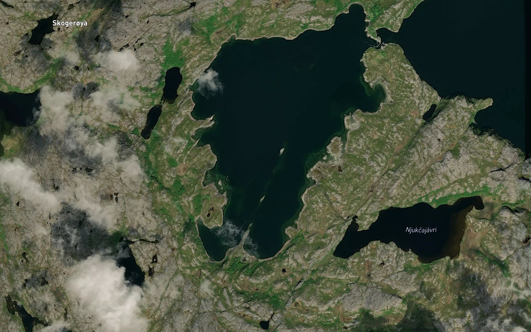 Satellite map of the Solferbotn