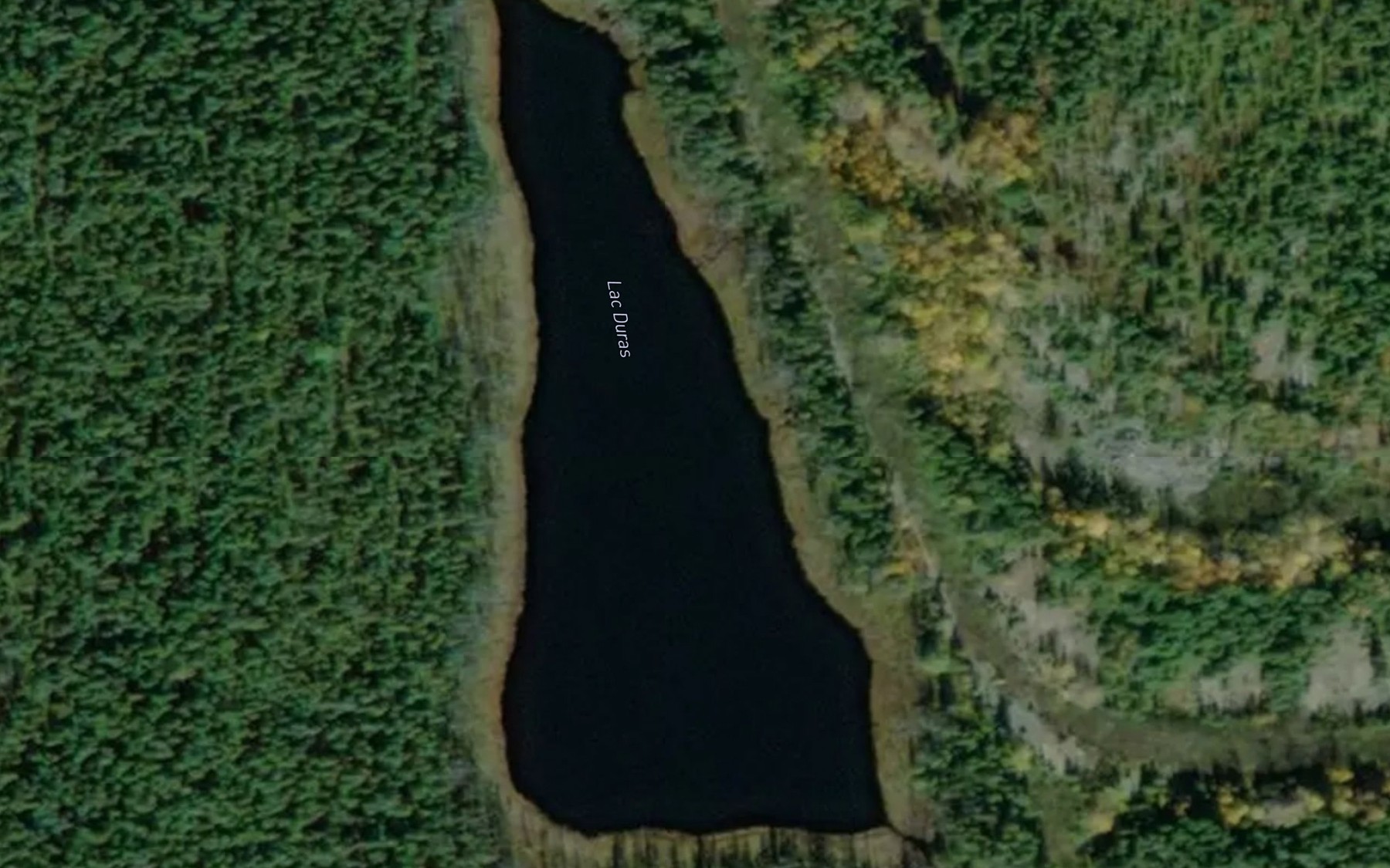 Satellite map of the Lac Duras
