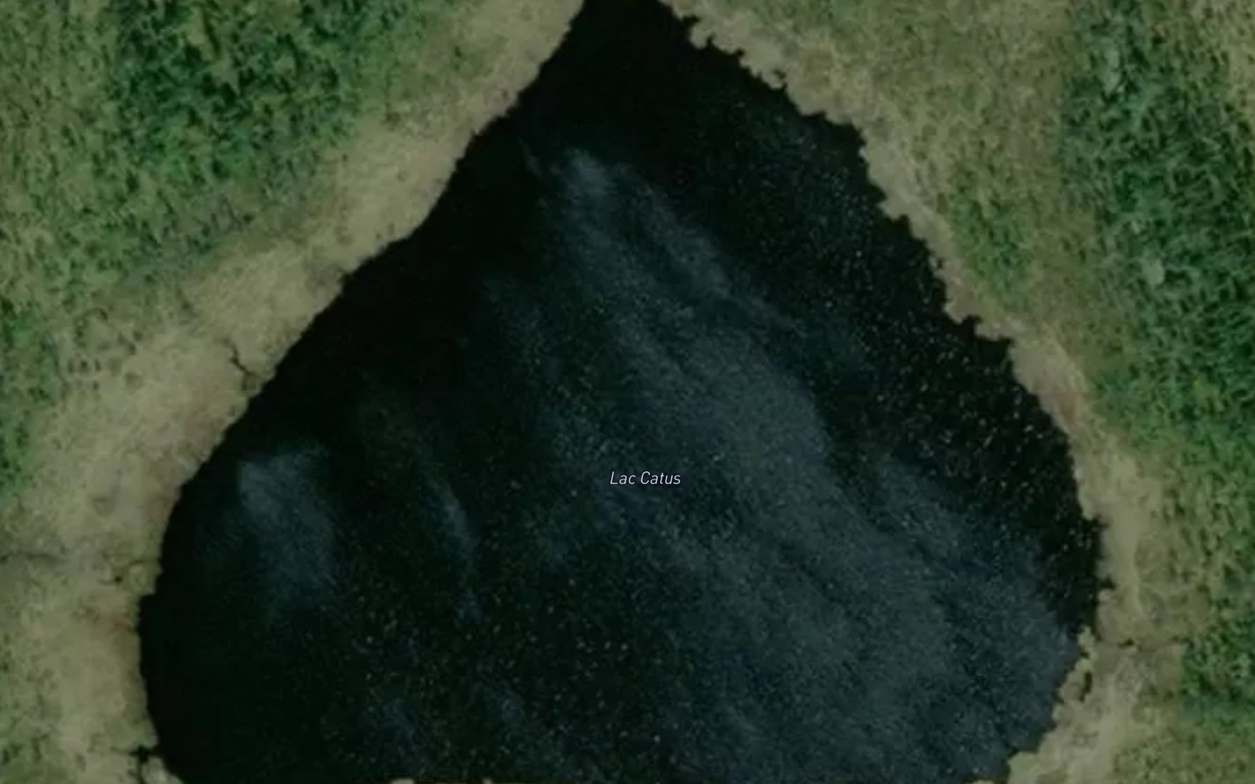 Satellite map of the Lac Catus