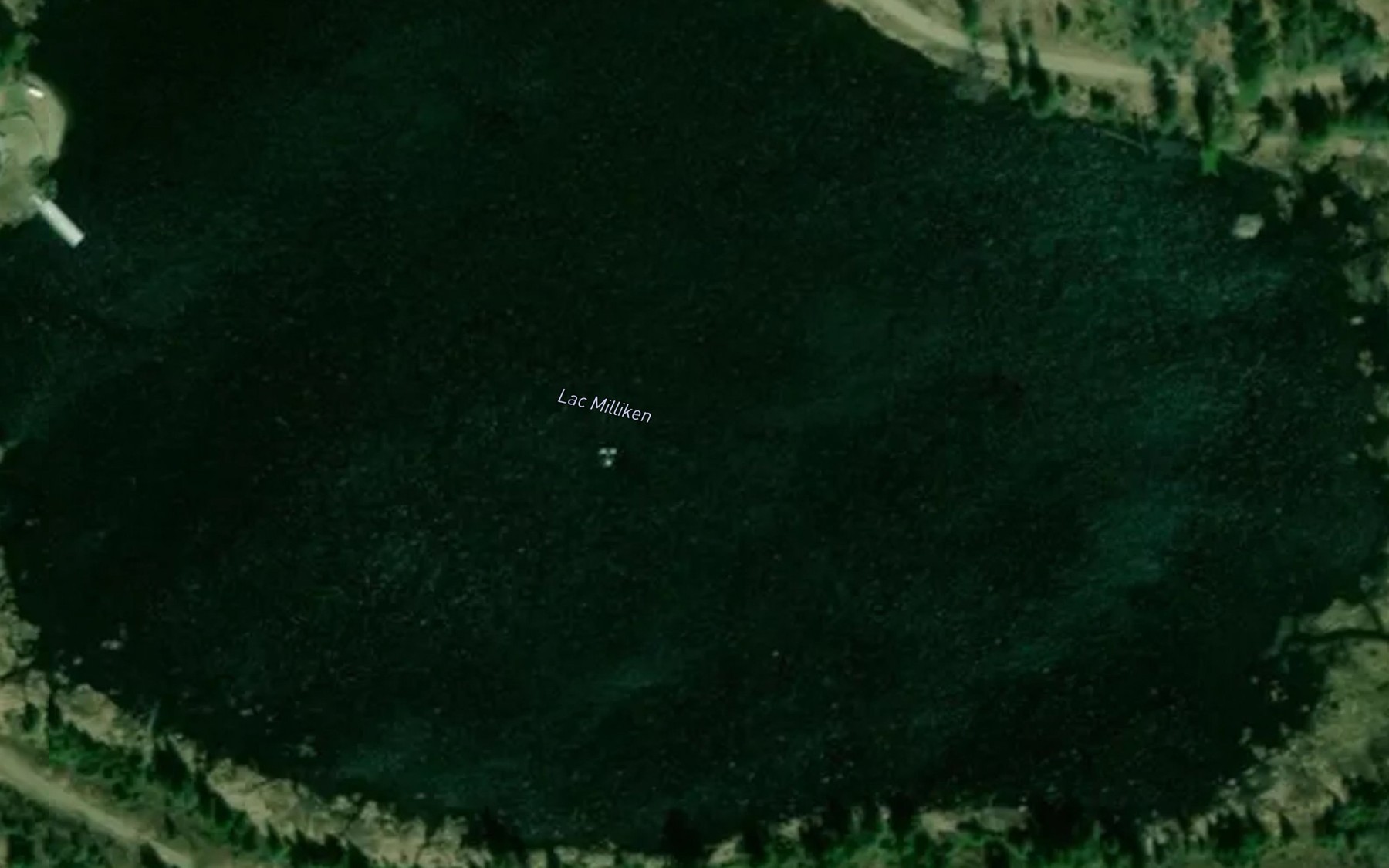 Satellite map of the Lac Milliken
