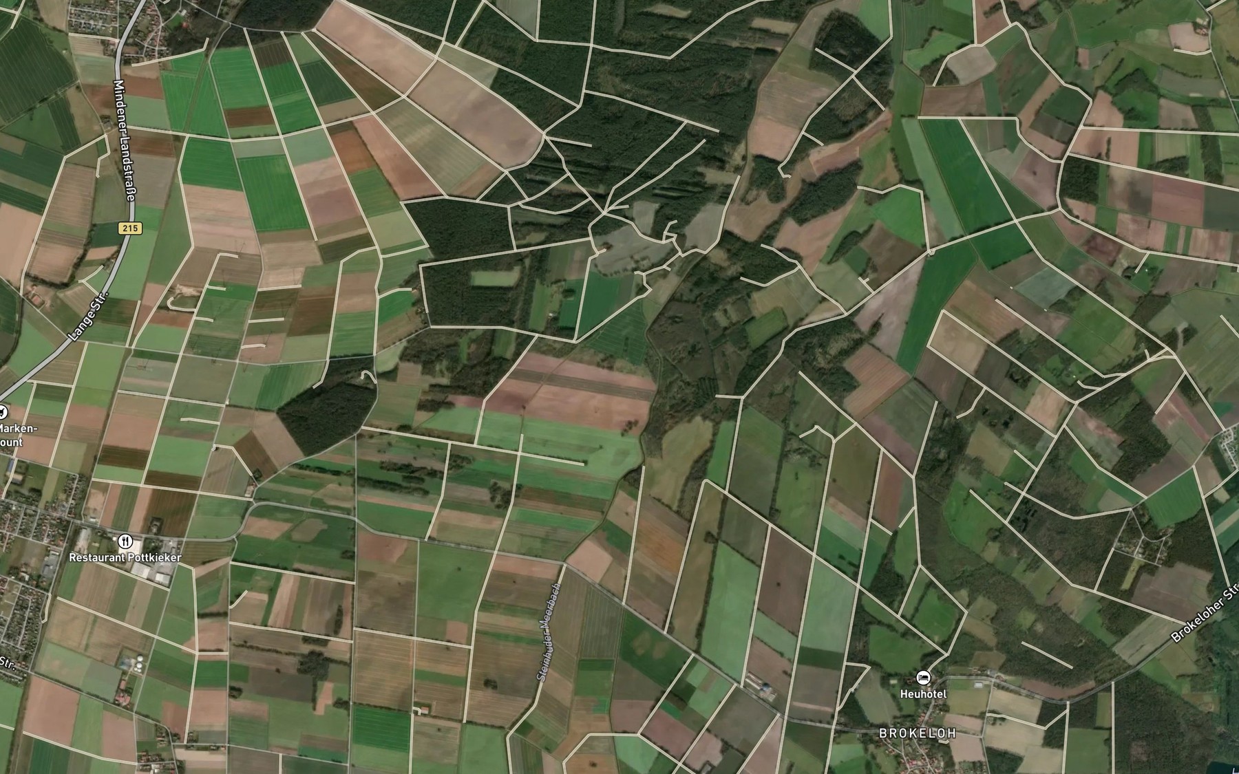 Satellite map of the Rother Bach