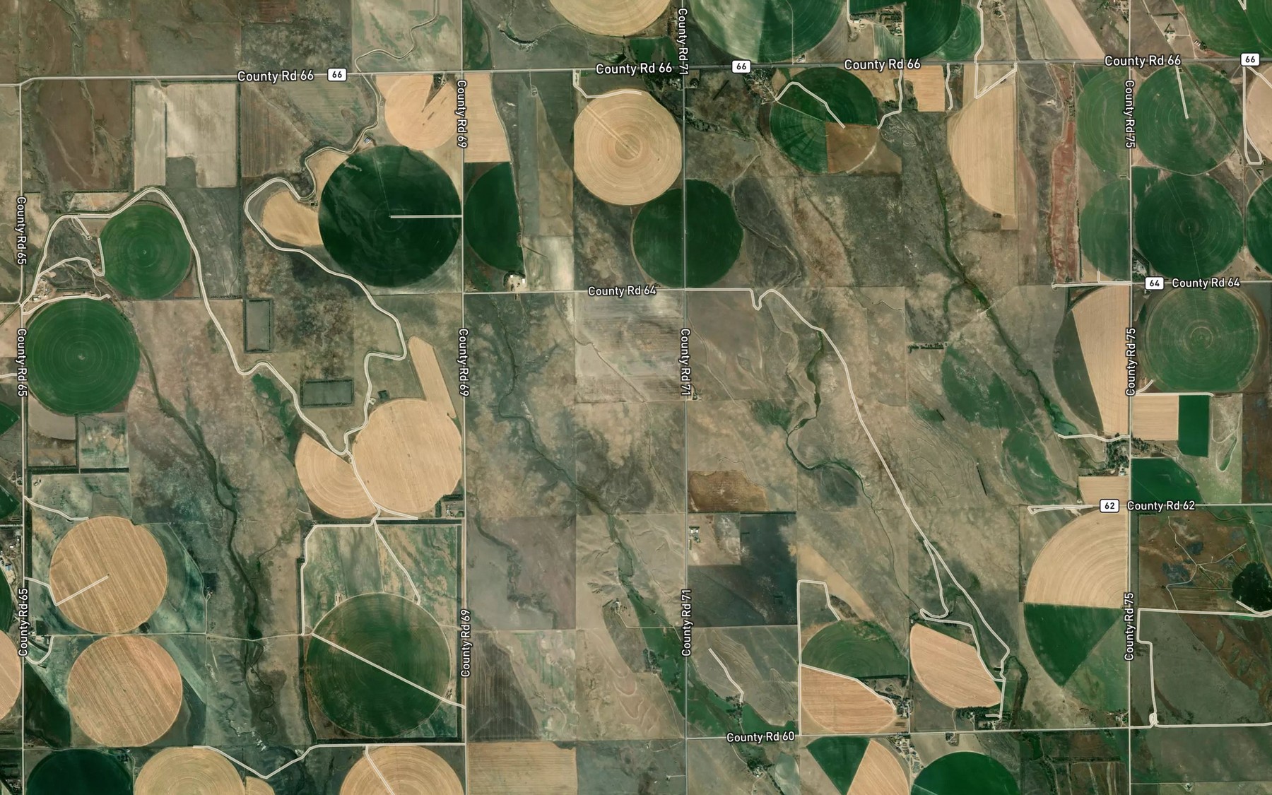 Satellite map of the North Sterling Lateral Number 40