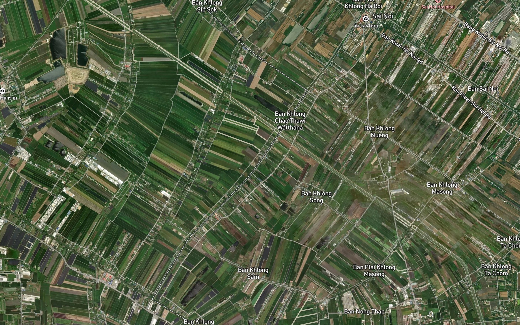 Satellite map of the Khlong Song
