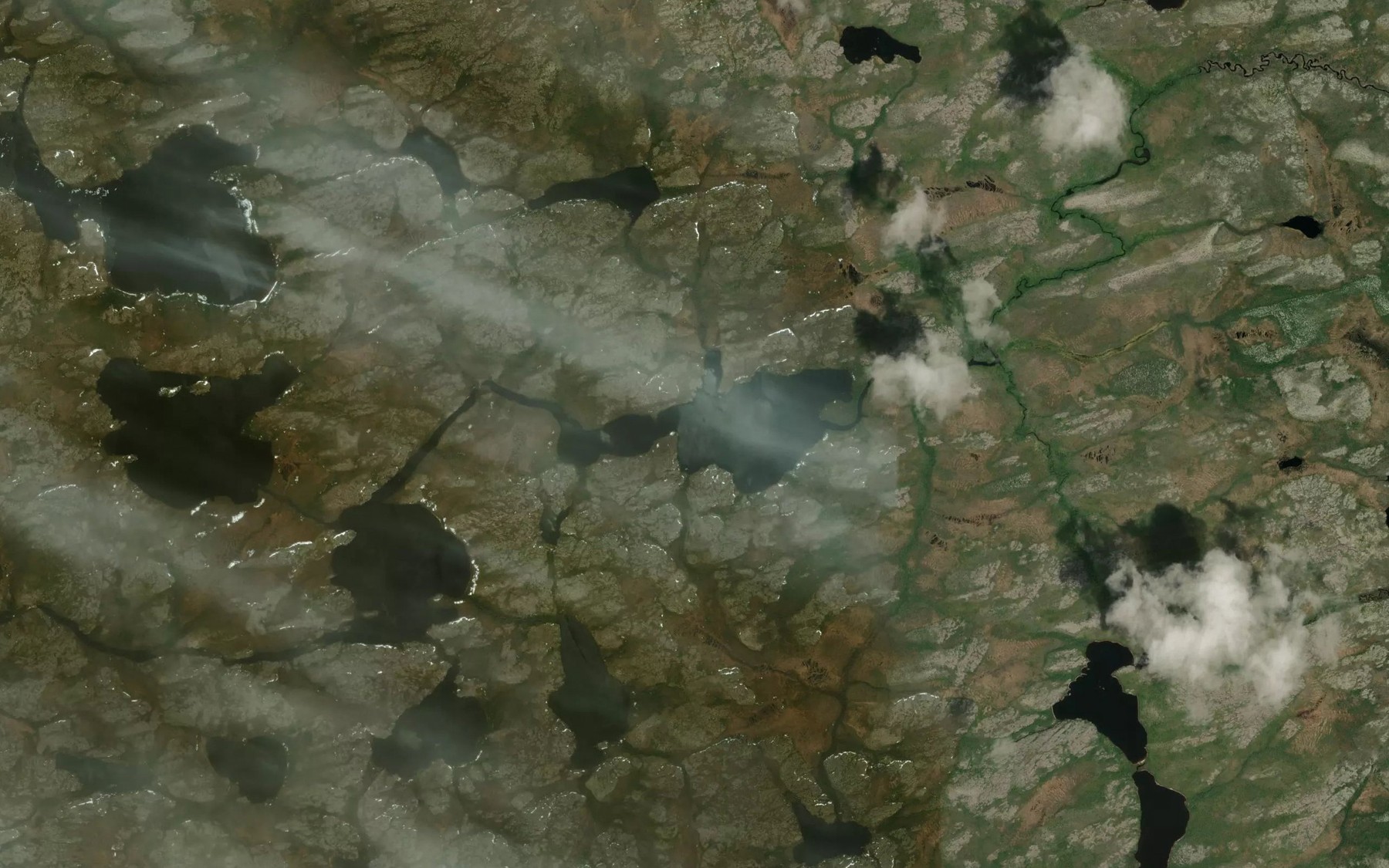 Satellite map of the Lac Apispischipitach