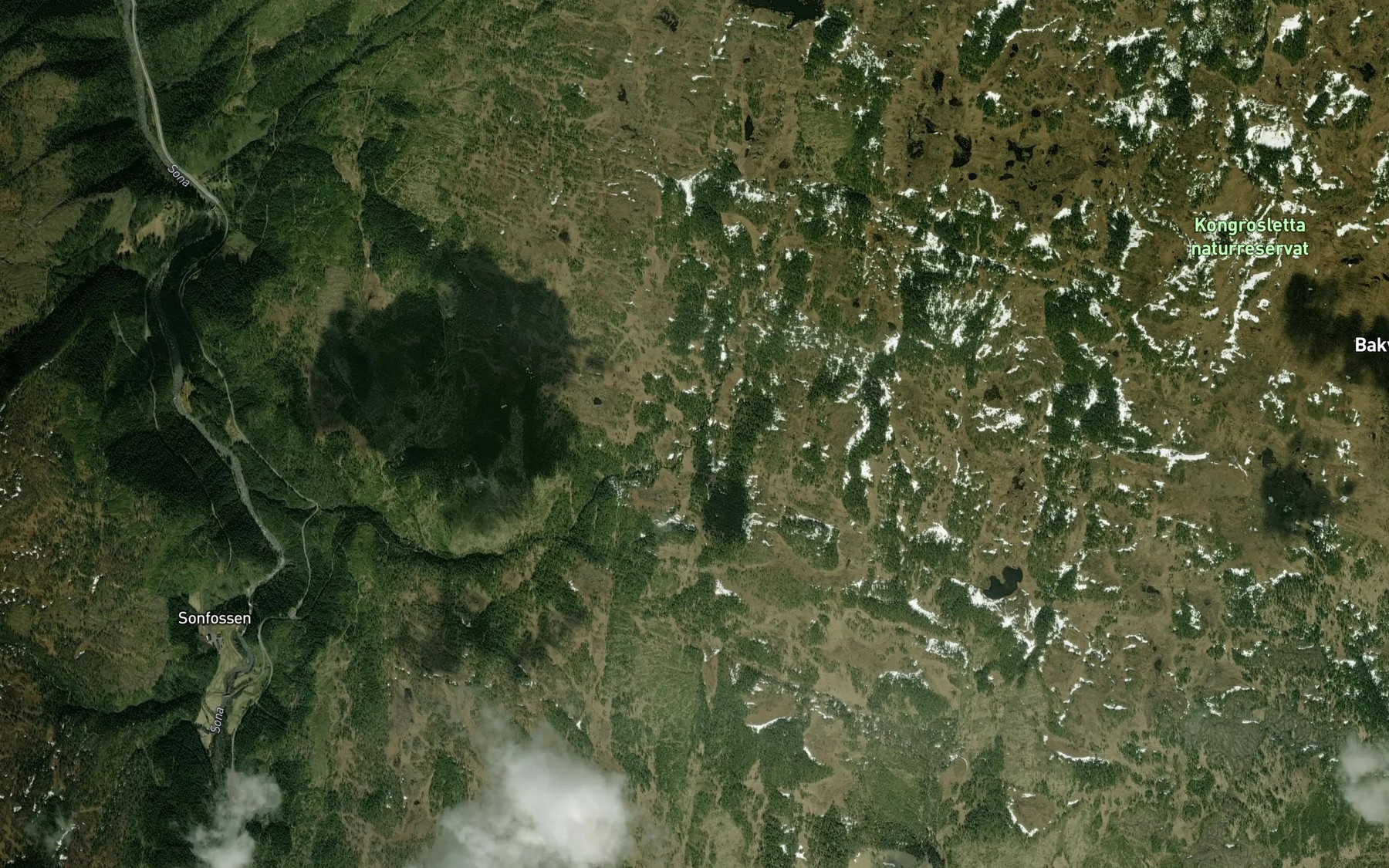 Satellite map of the Butulsbekken