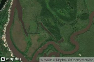 Satellite map of the Brady Bay