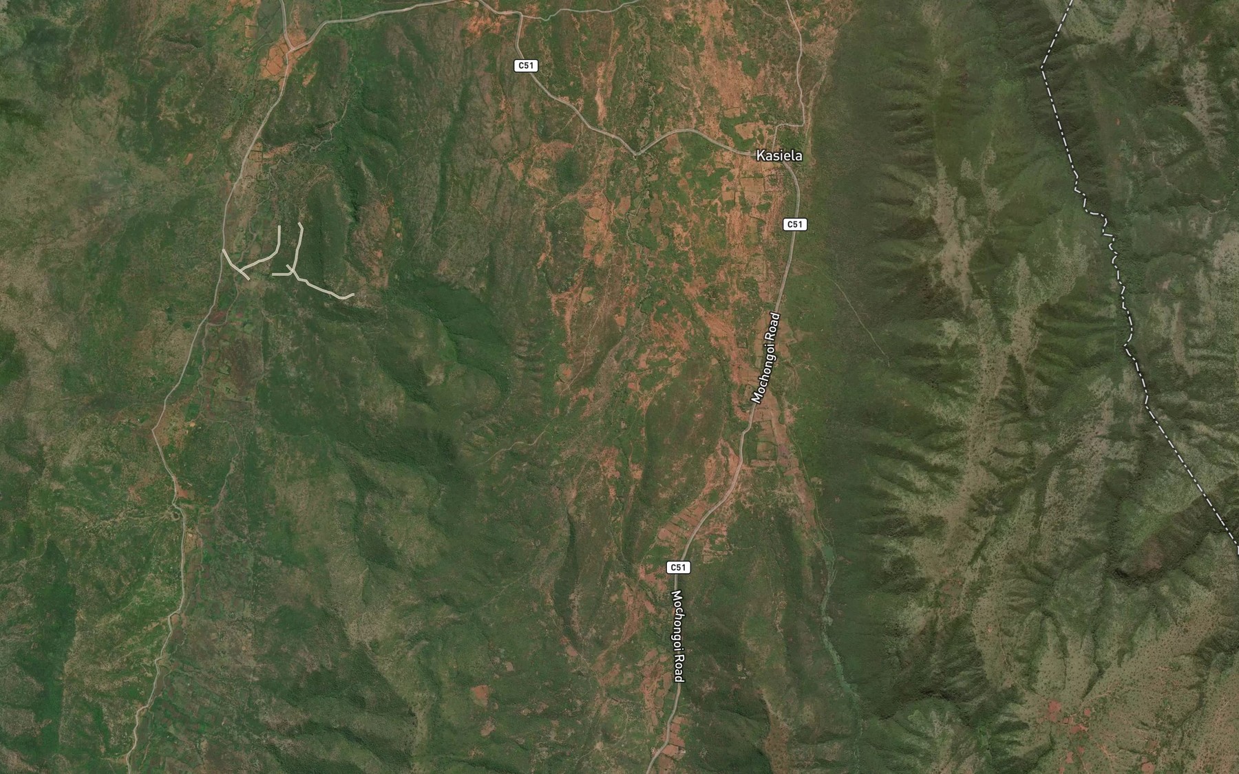 Satellite map of the Sinoni