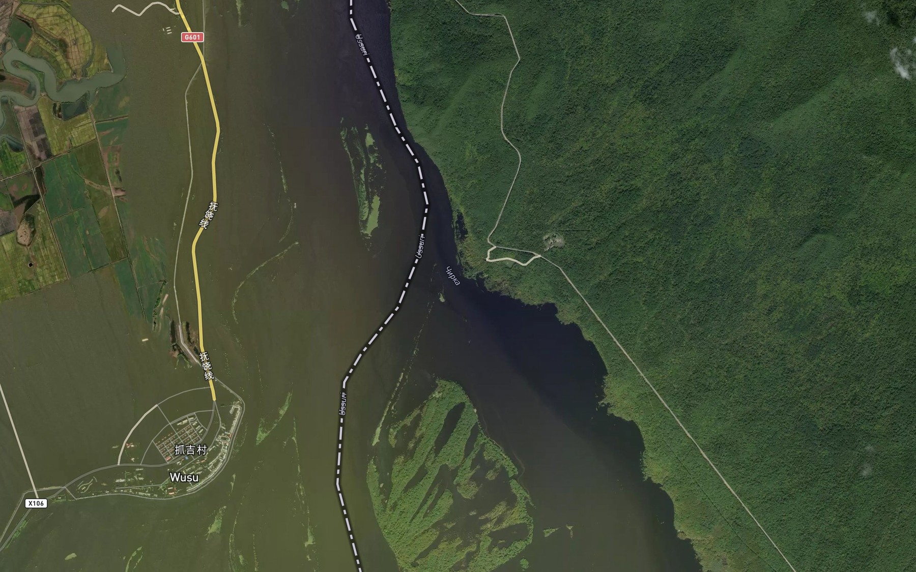 Satellite map of the Chirki