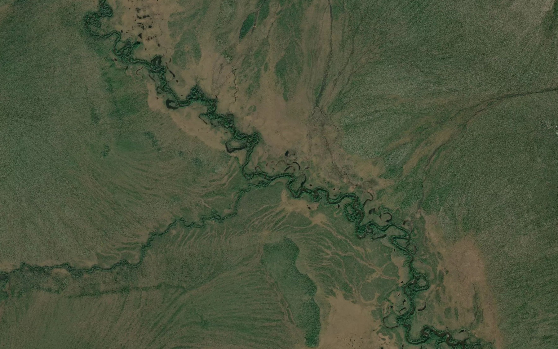 Satellite map of the Patricia Creek