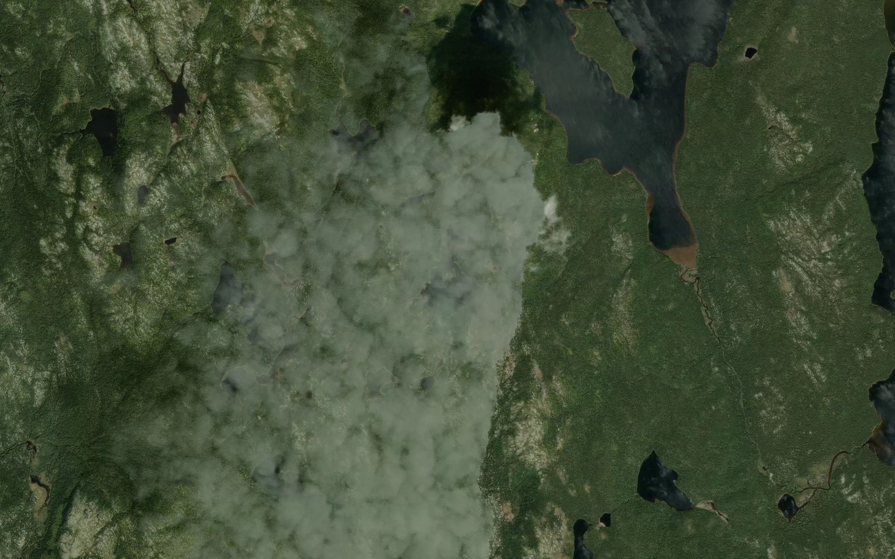 Satellite map of the Lac des Bleuites
