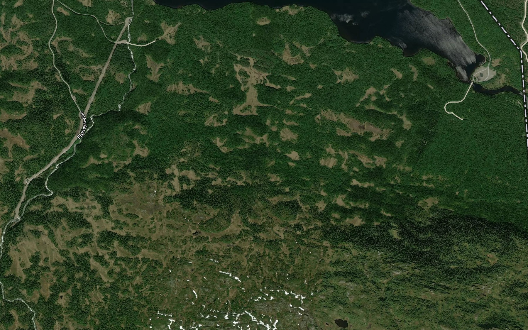 Satellite map of the Storflobekken