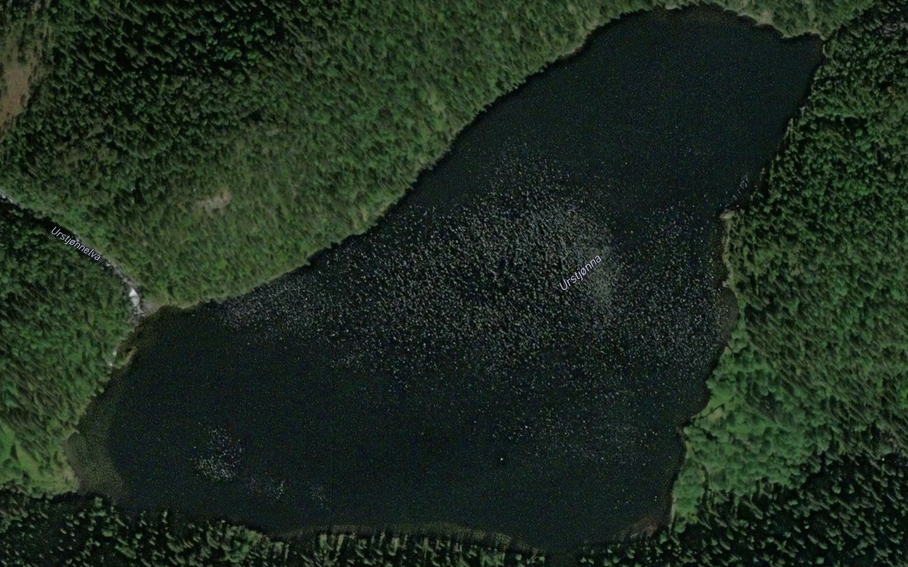 Satellite map of the Urstjonna