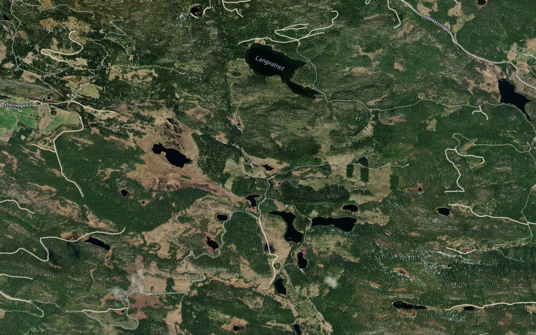 Satellite map of the Lundsaeterputten