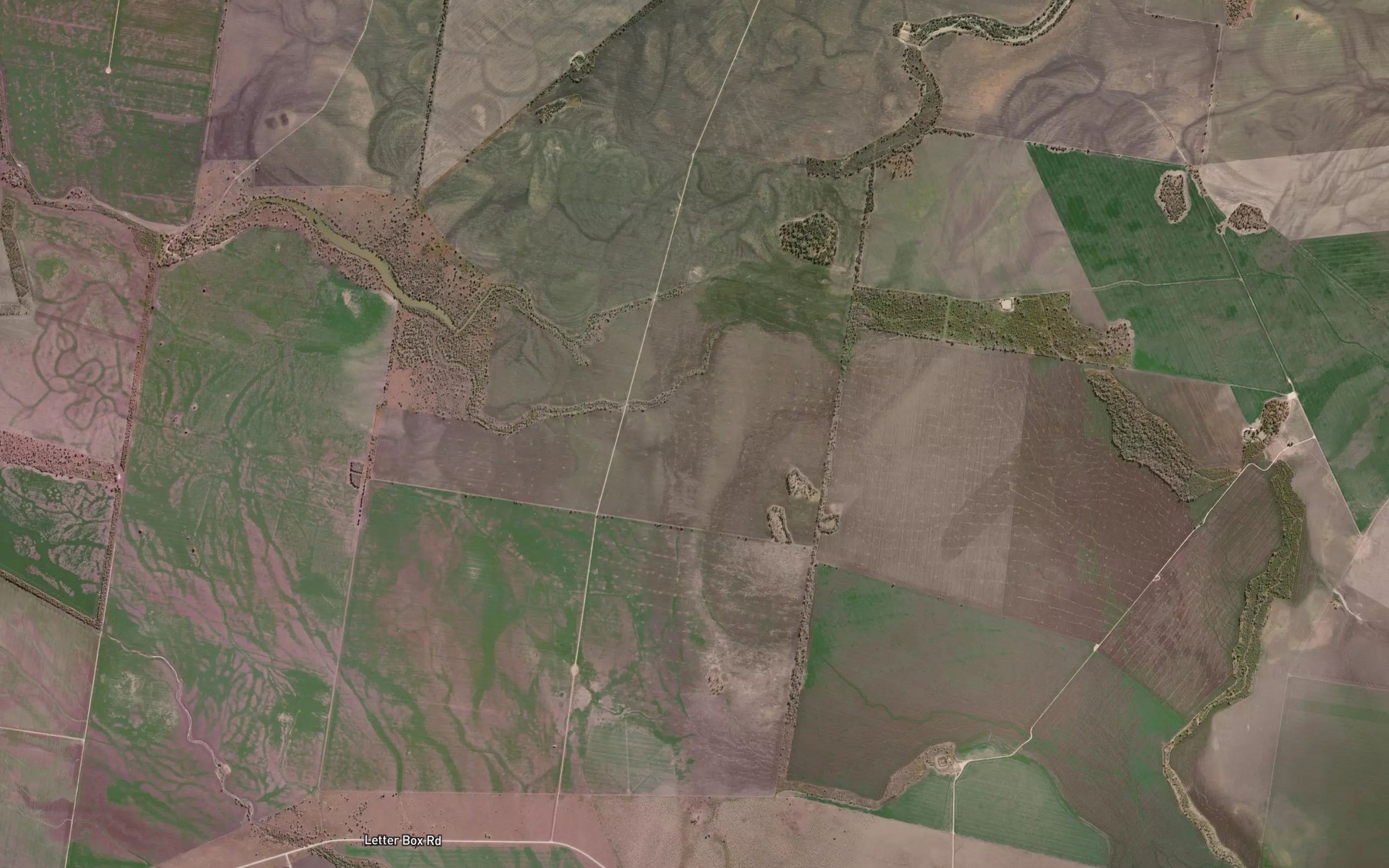 Satellite map of the Croppa Creek