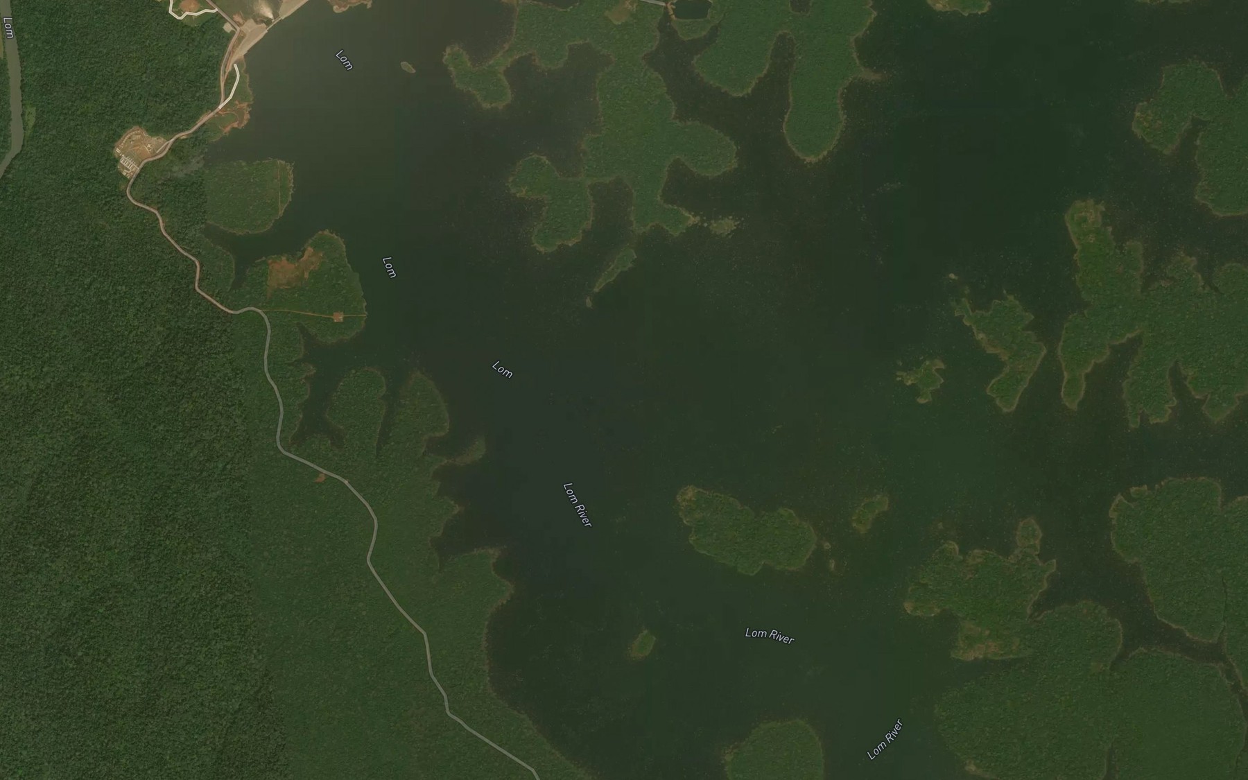 Satellite map of the Dik