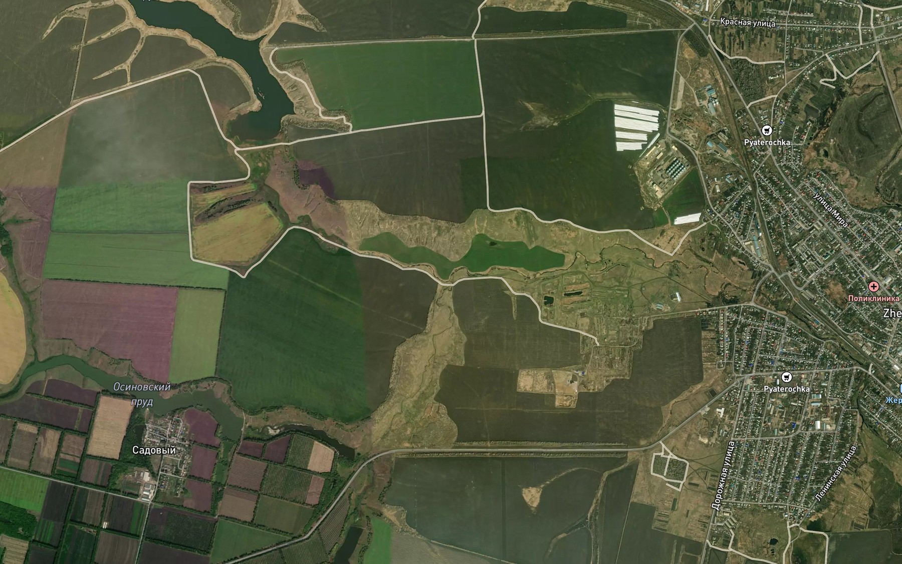 Satellite map of the Talovaya