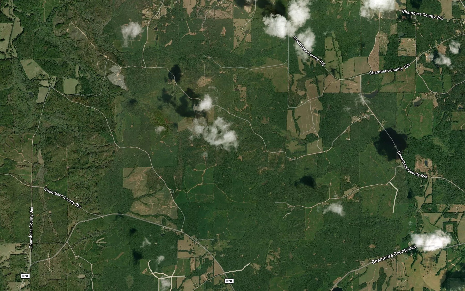 Satellite map of the Mill Creek
