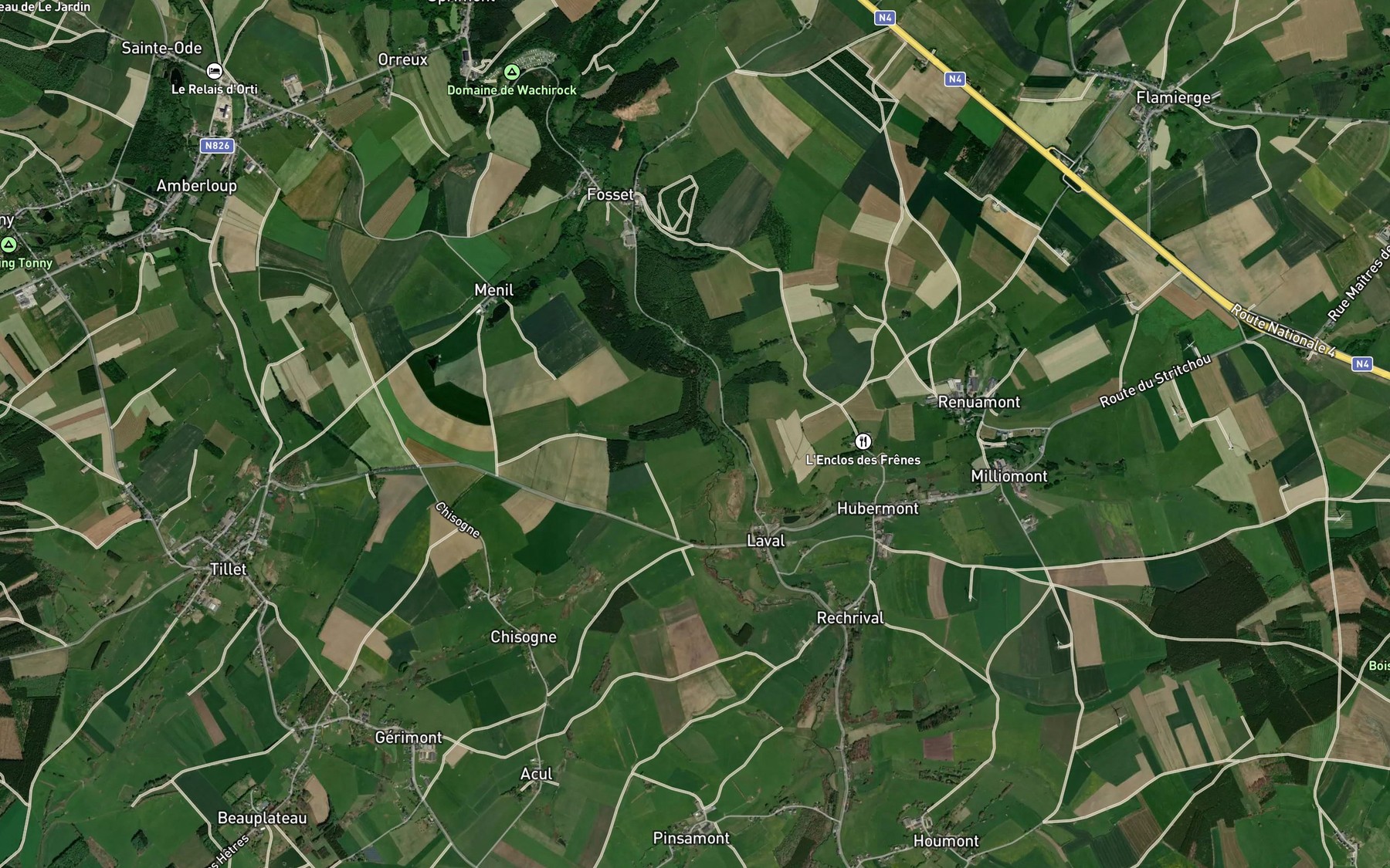Satellite map of the Rechrival