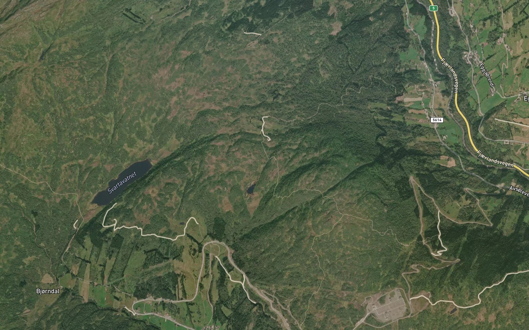 Satellite map of the Lerheimsgrovi