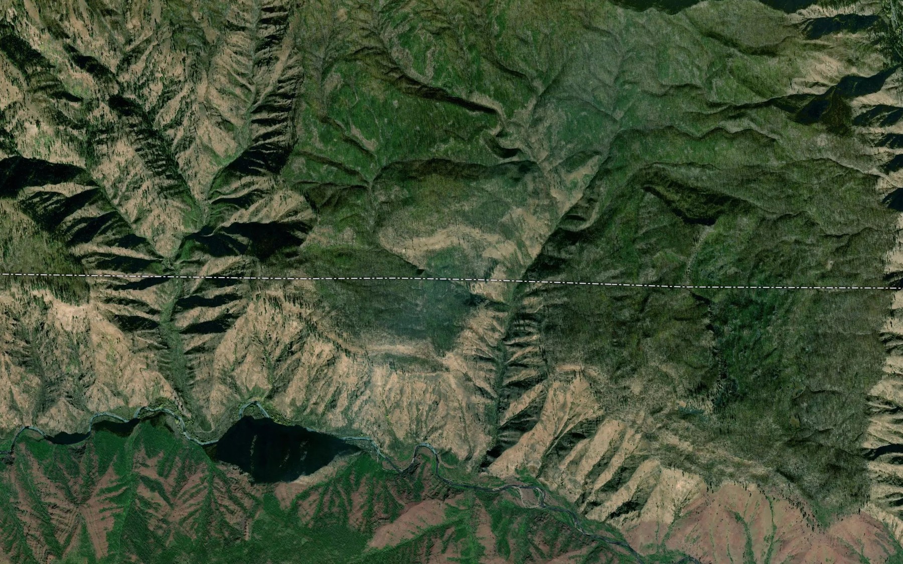 Satellite map of the Bobcat Spring