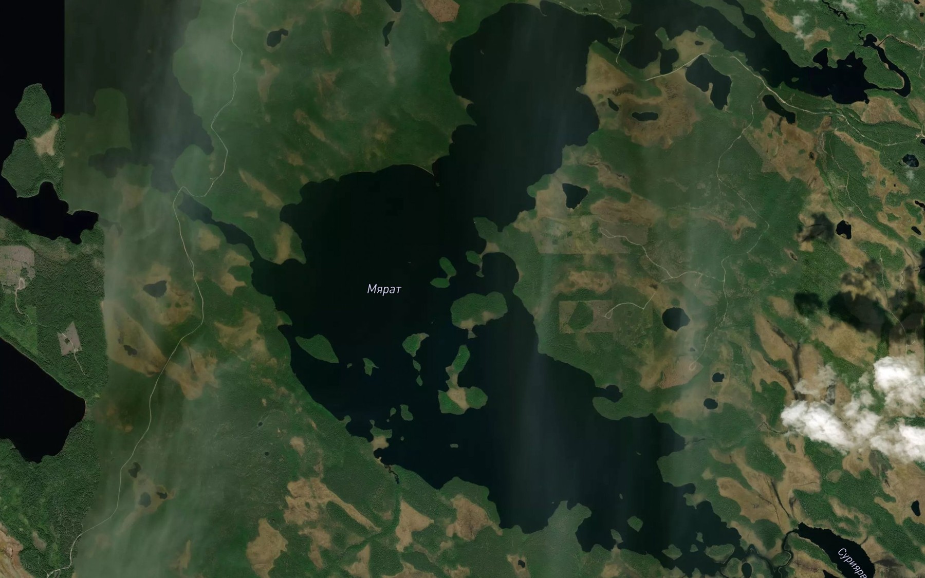Satellite map of the Ozero Myarat