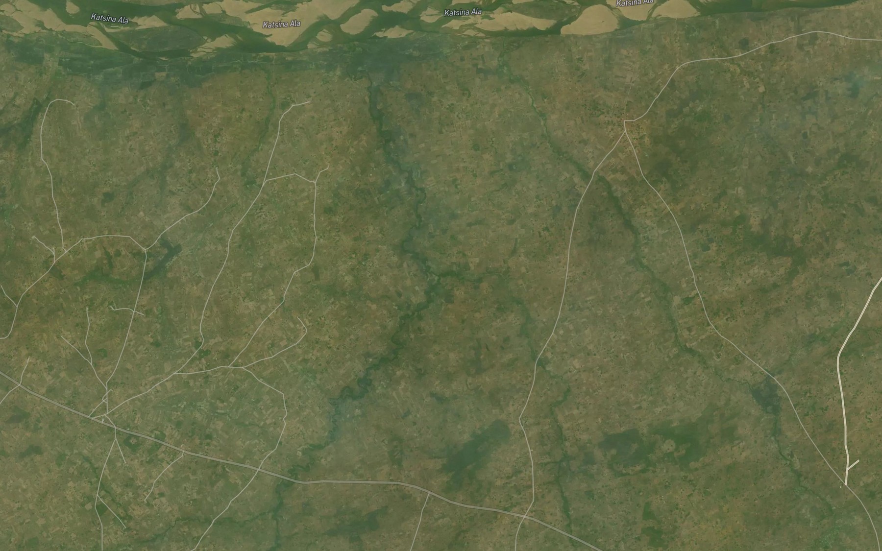 Satellite map of the River Gbom