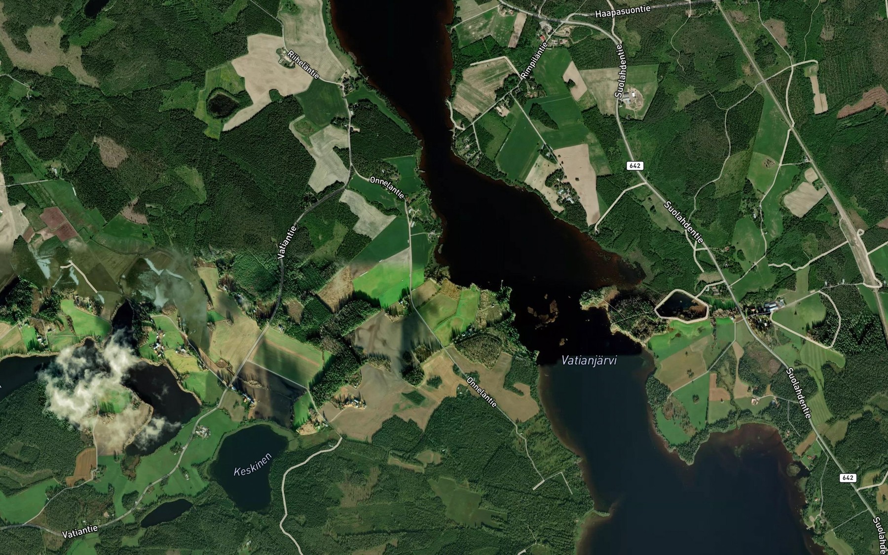 Satellite map of the Suppaanpuro