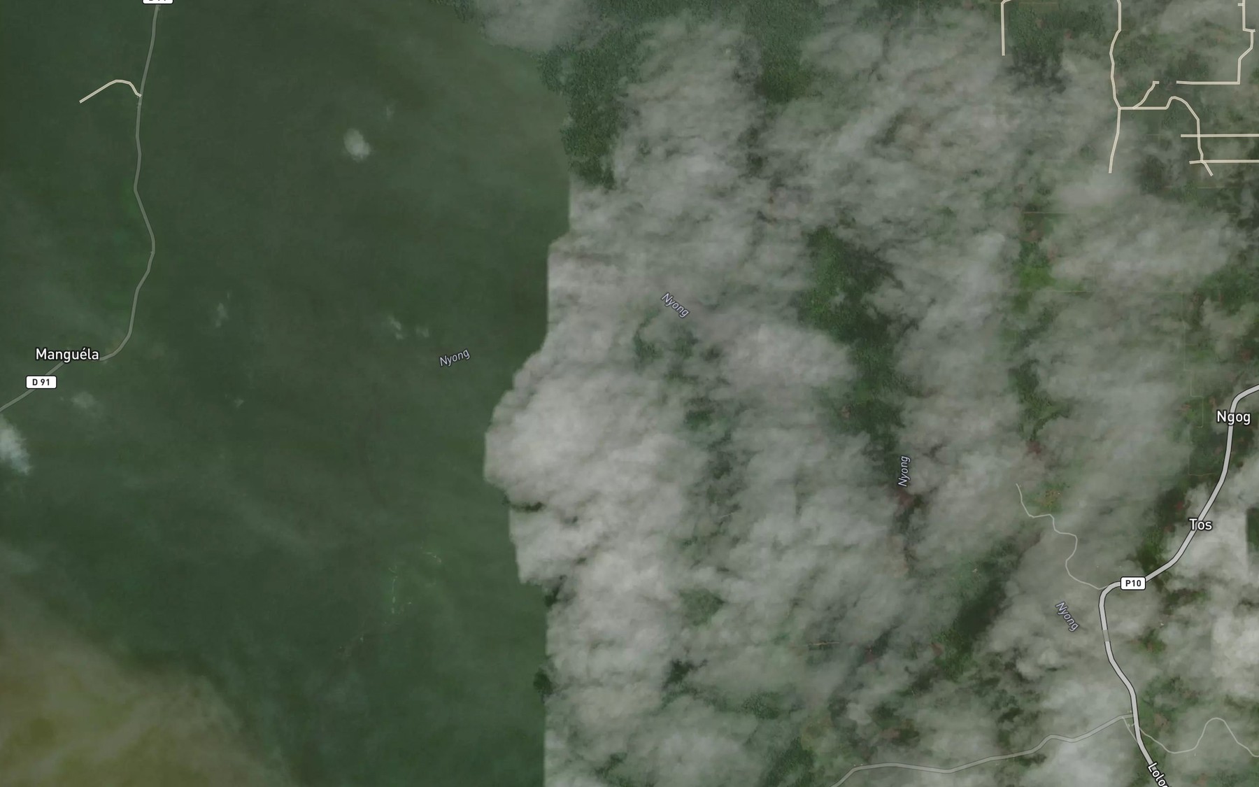 Satellite map of the Mamboulo