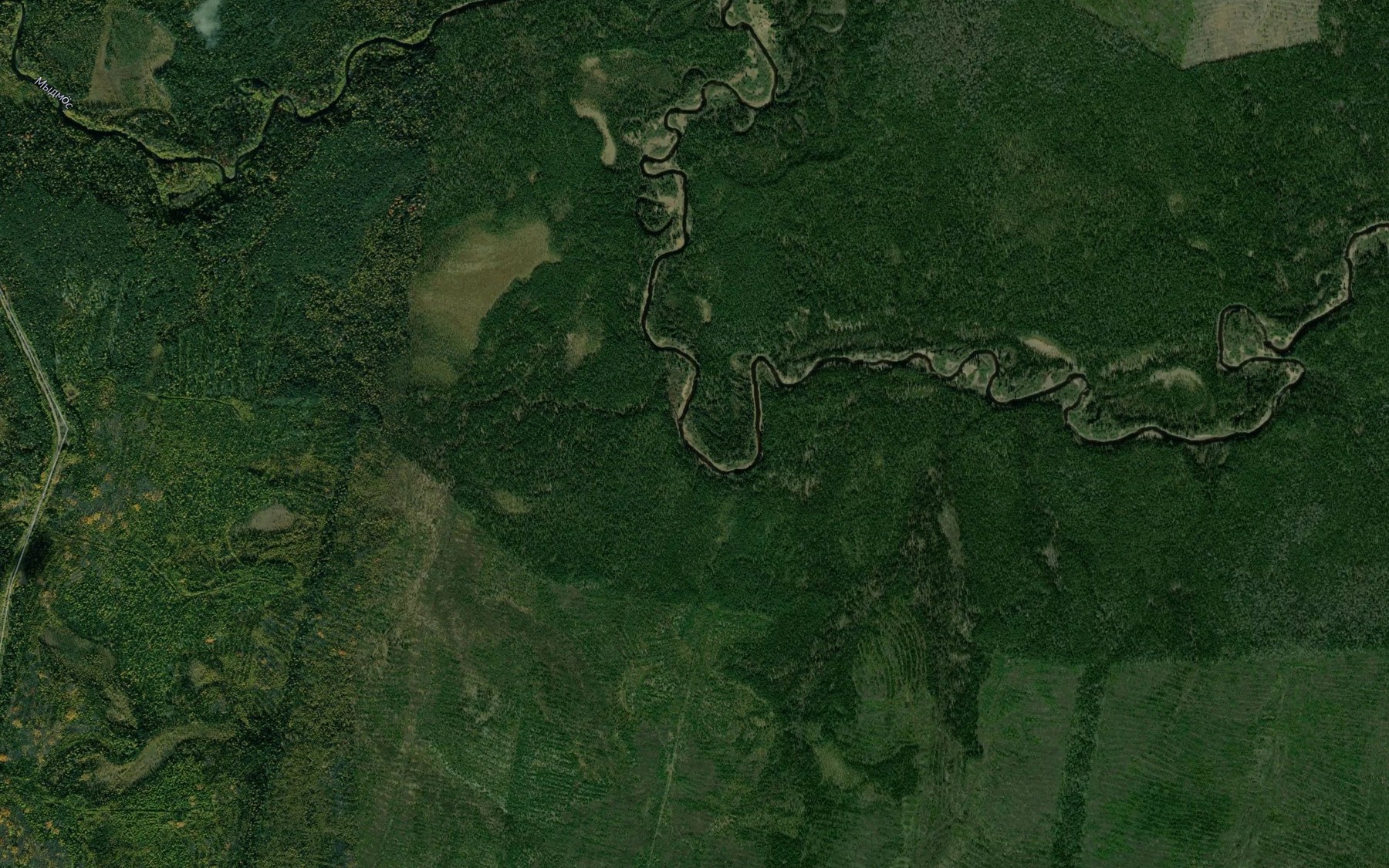 Satellite map of the Ydzhyd"el'