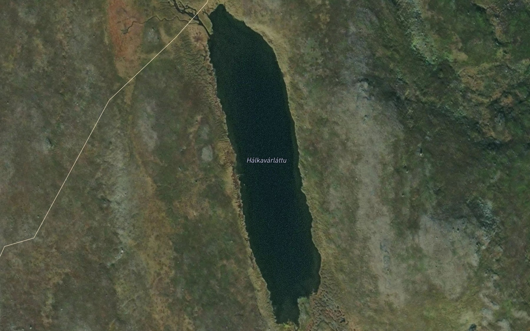 Satellite map of the Halkavarladdo