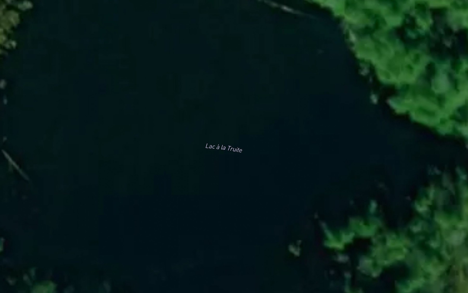 Satellite map of the Lac a la Truite