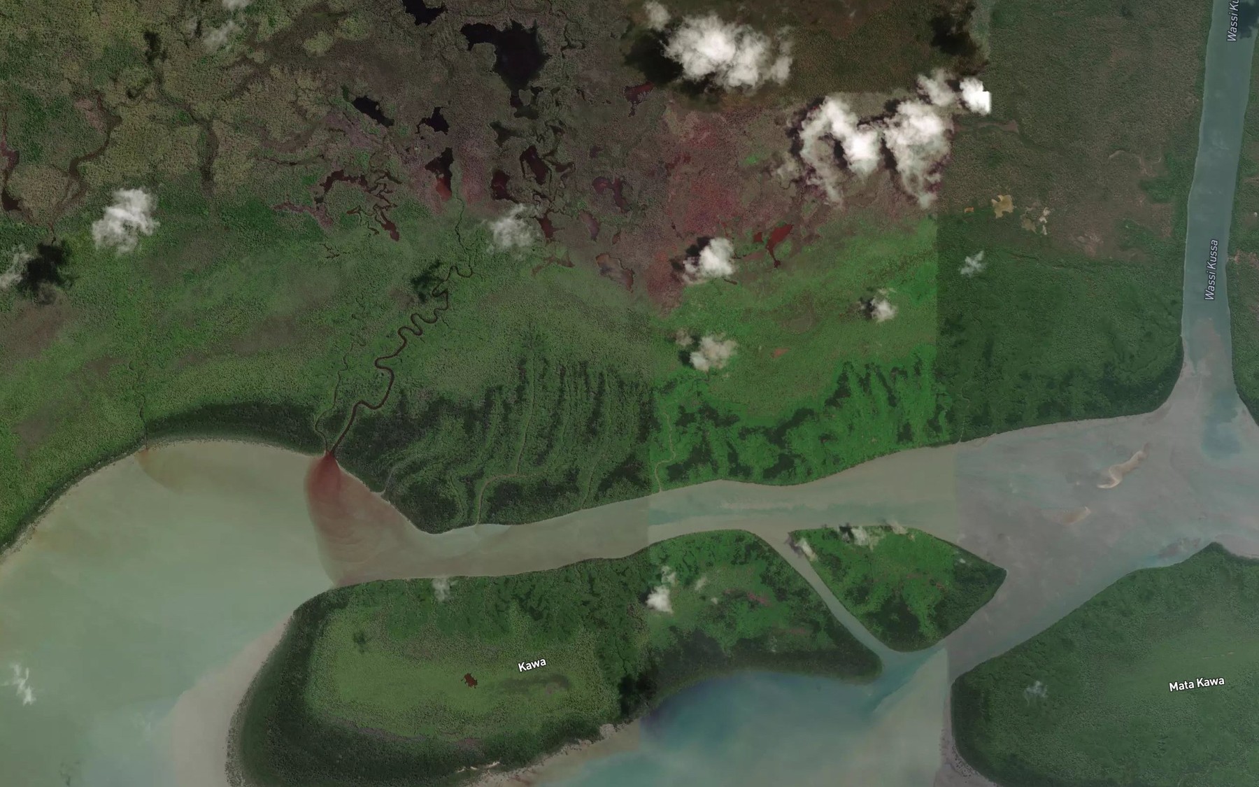 Satellite map of the Pidu Kussa