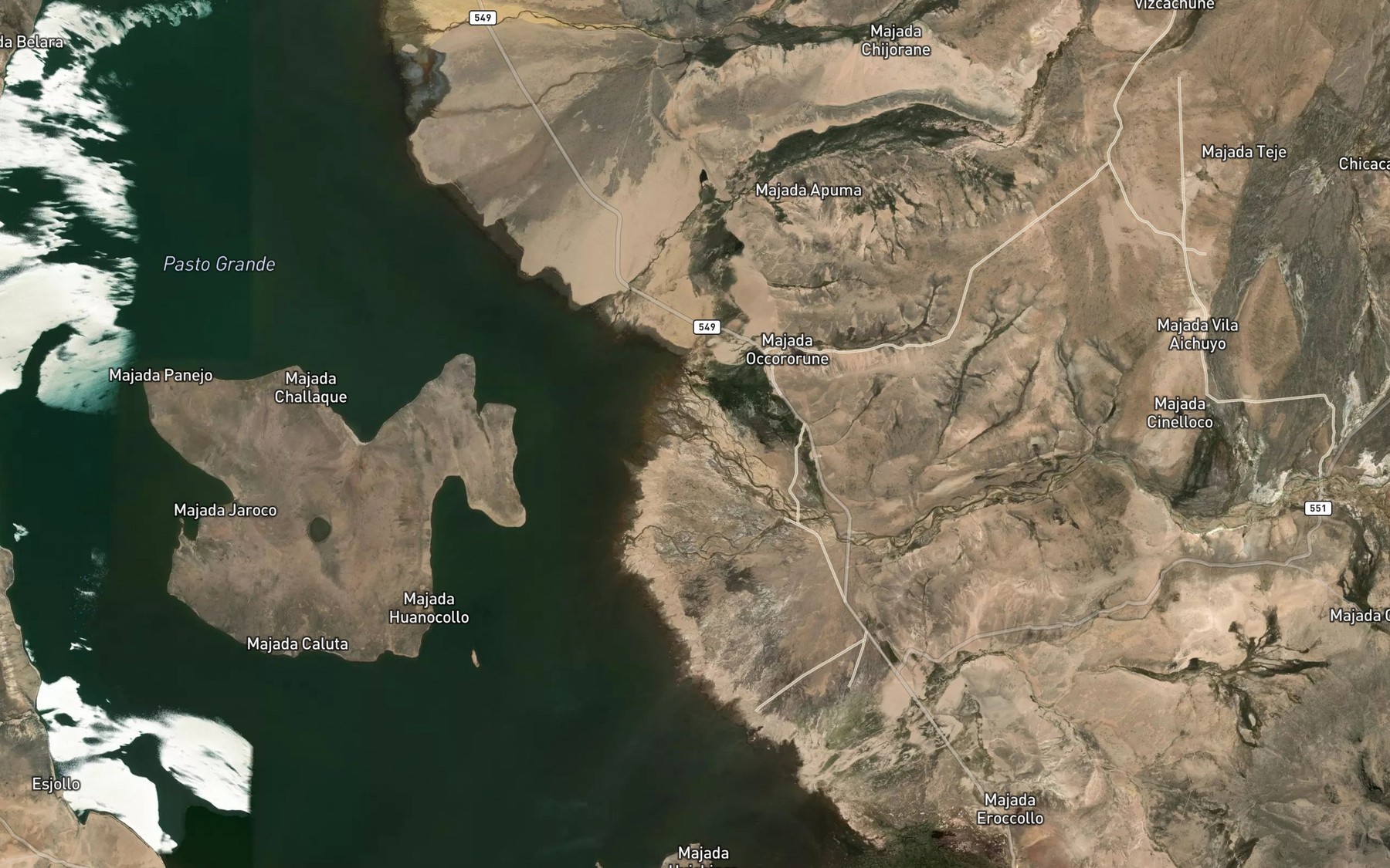 Satellite map of the Rio Patara