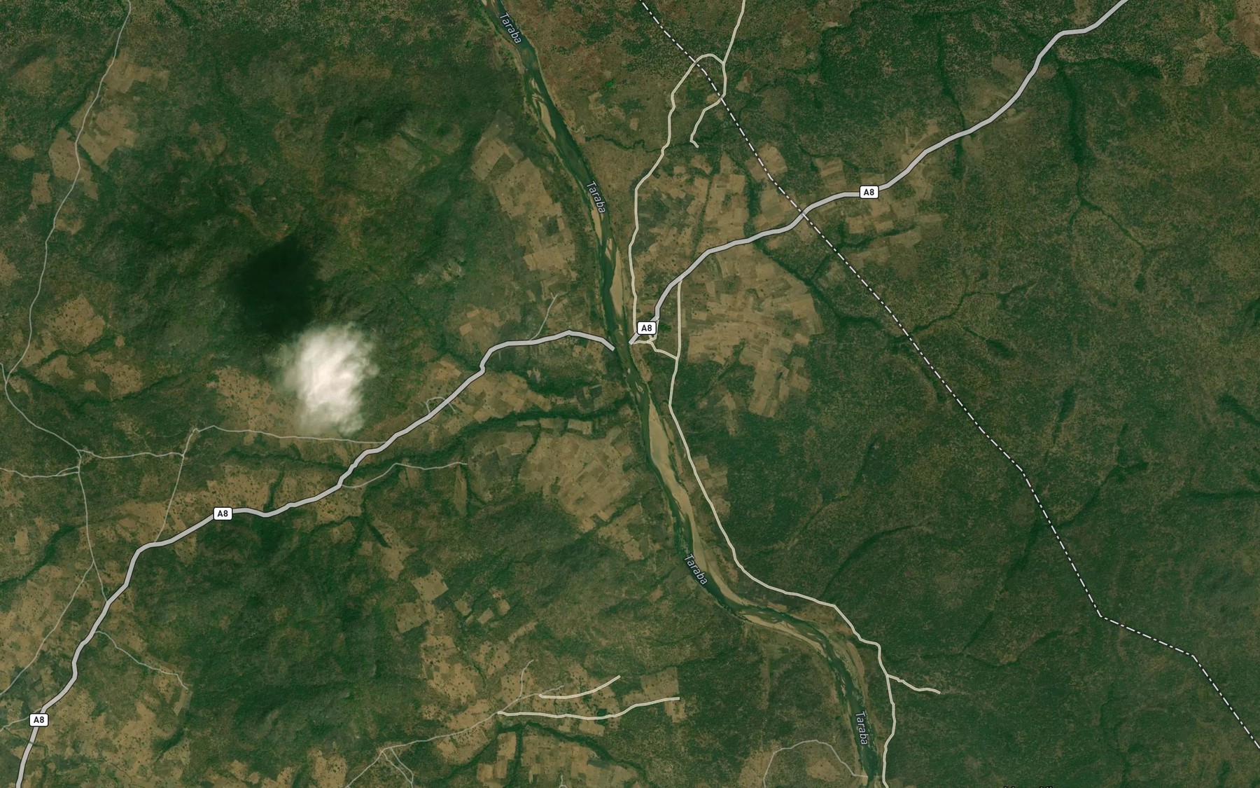 Satellite map of the RiverTawantan