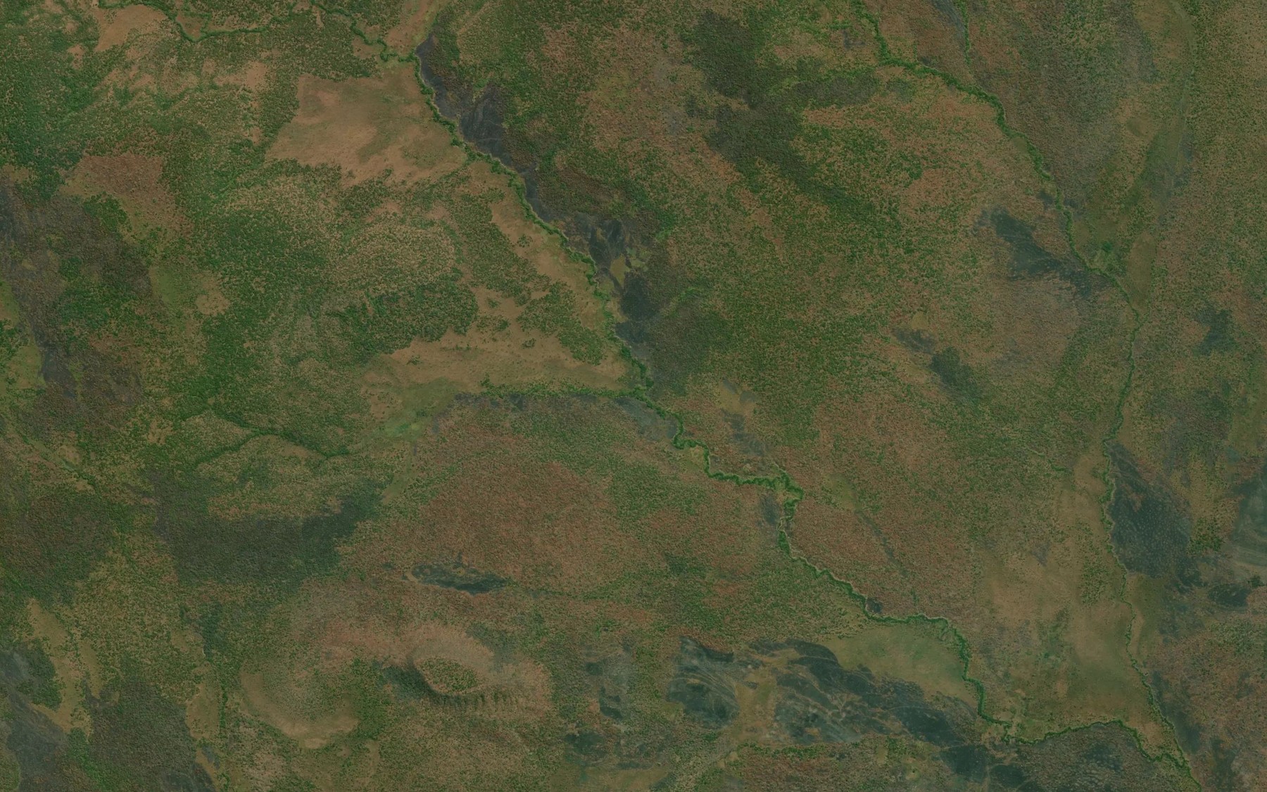 Satellite map of the Mukesa