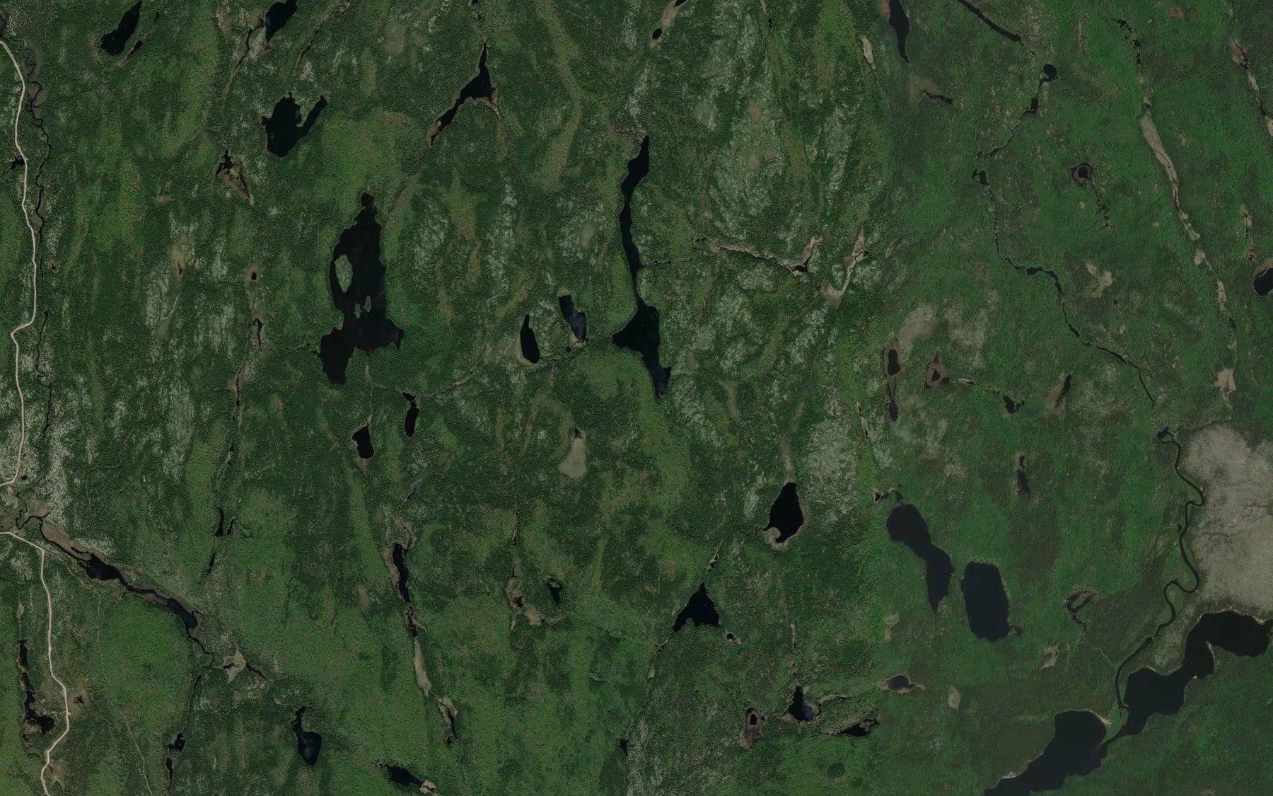 Satellite map of the Lacs de la Passe