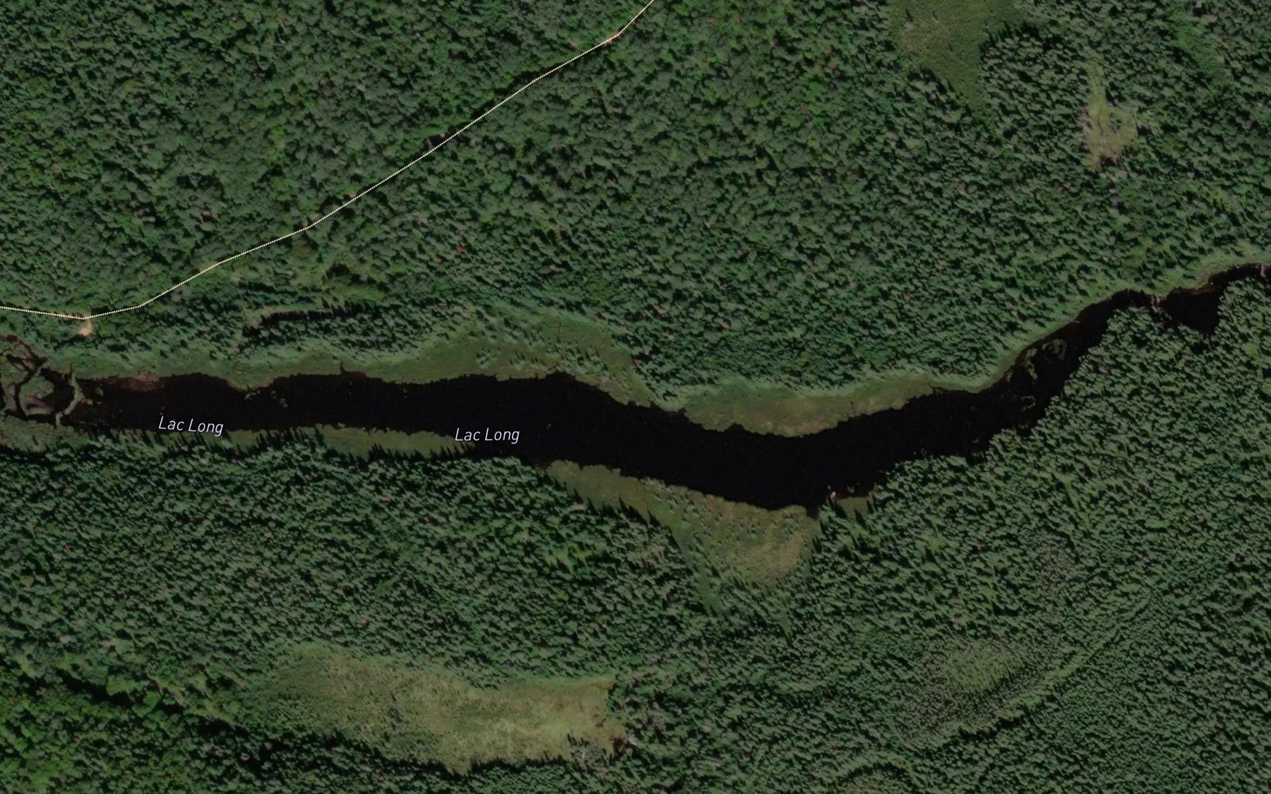 Satellite map of the Lac Long