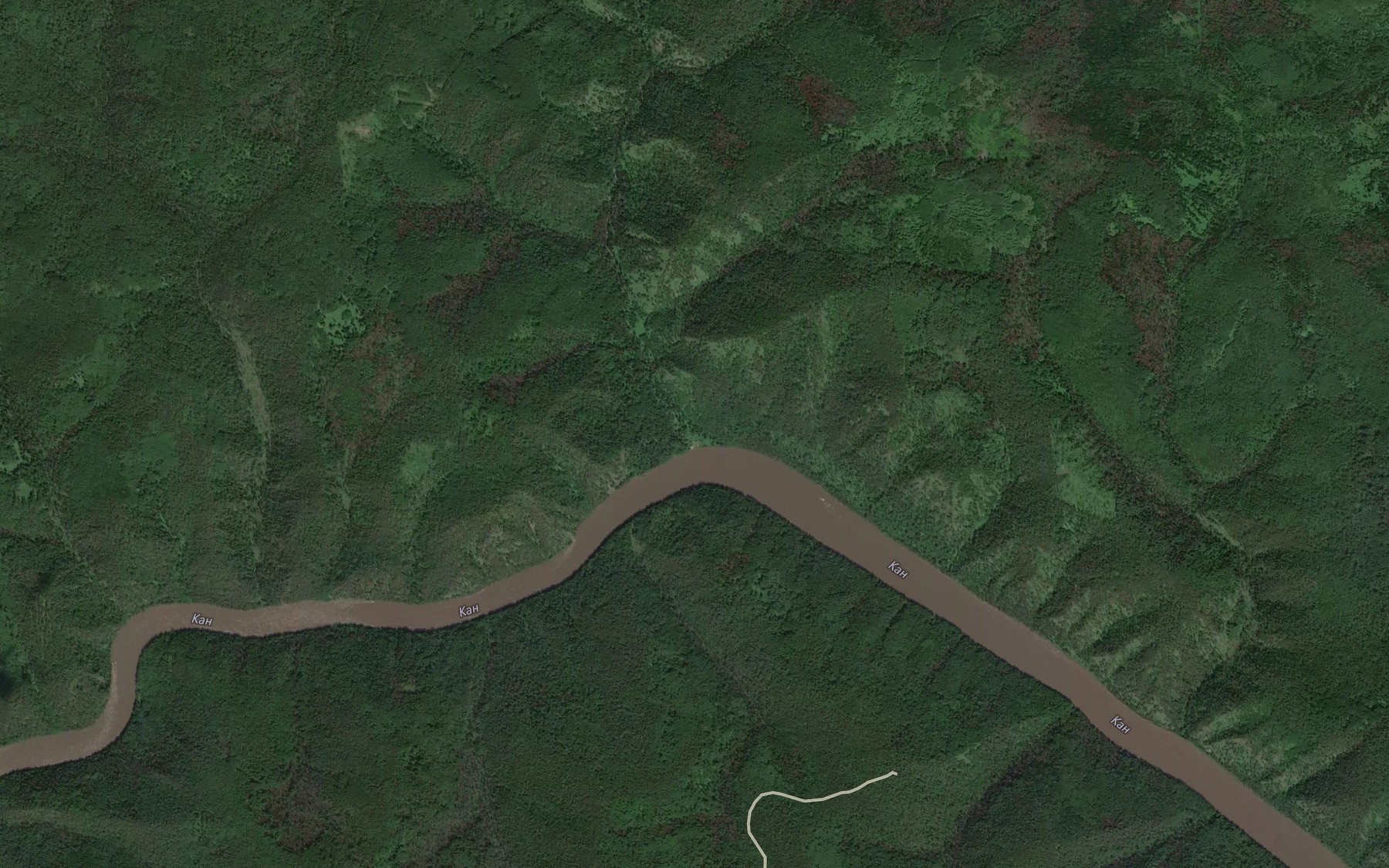 Satellite map of the Osinovyy