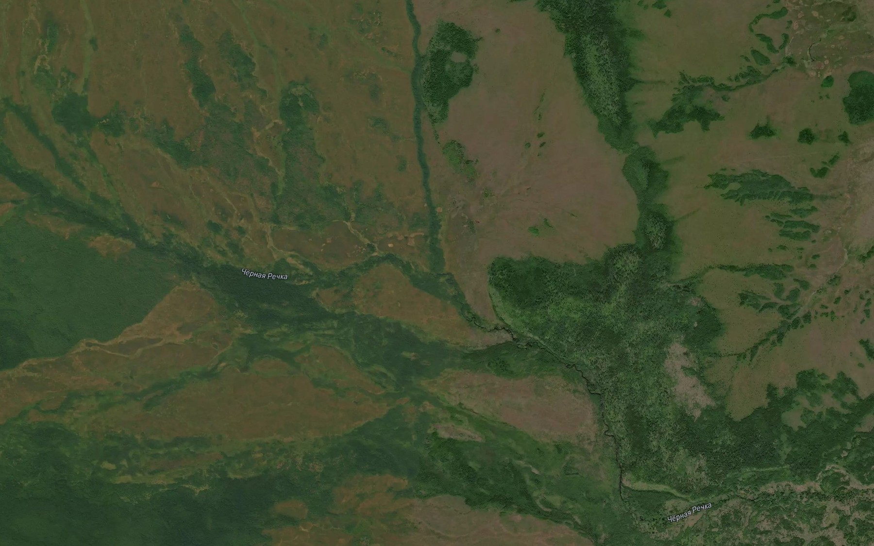 Satellite map of the Vstrechnyy