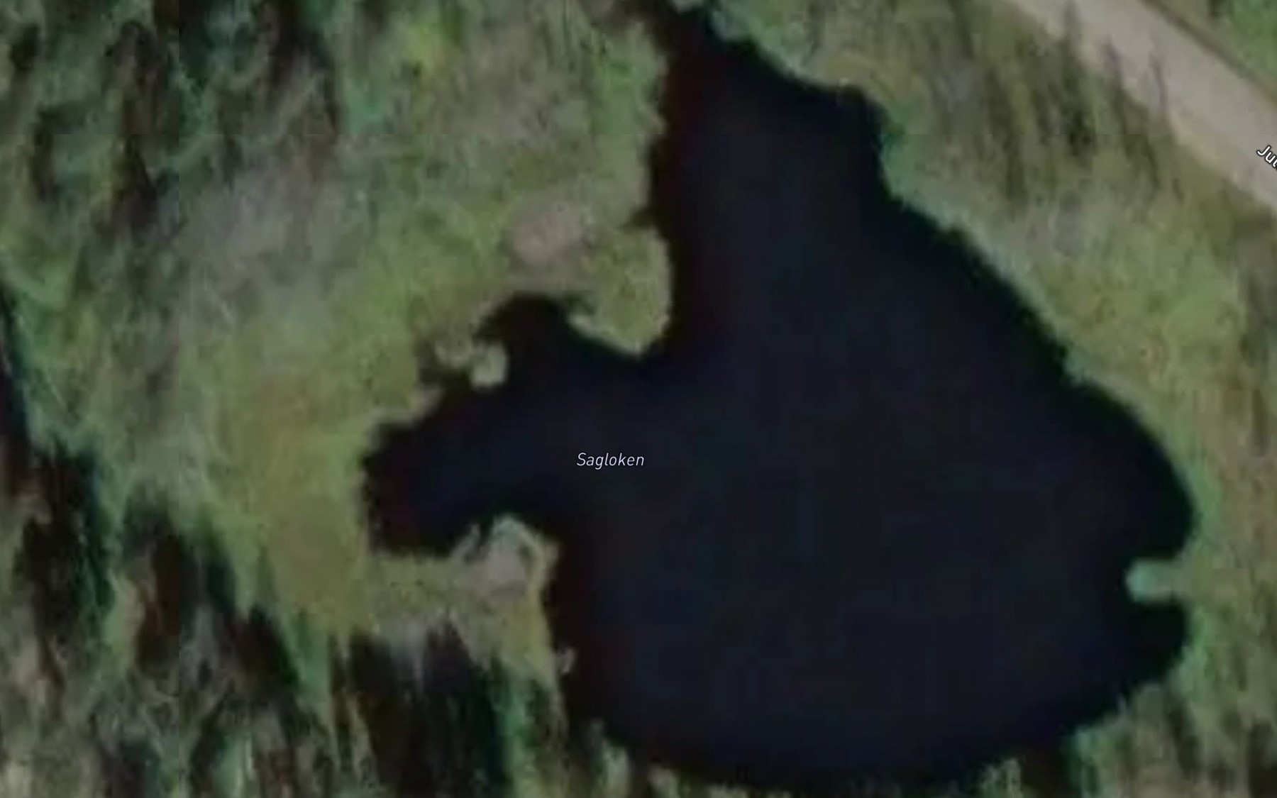 Satellite map of the Sagloken