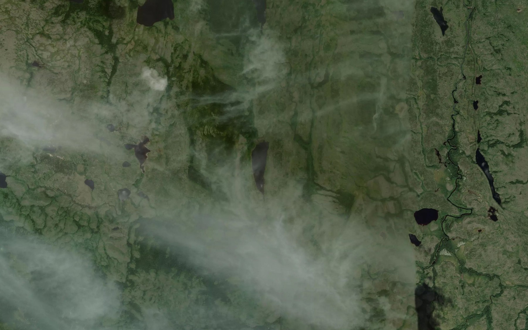 Satellite map of the Lac des Mottes