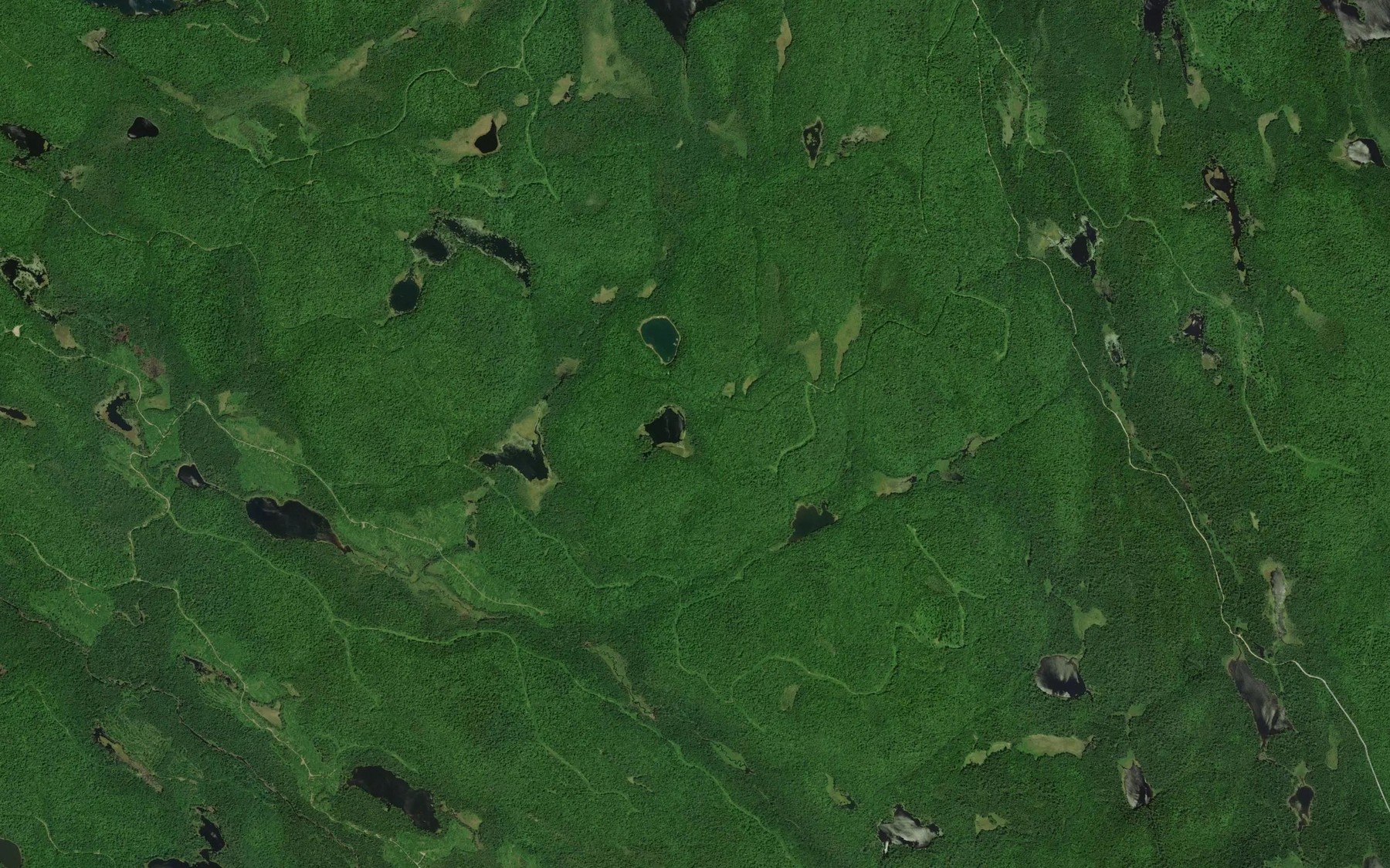 Satellite map of the Lac du Bouc