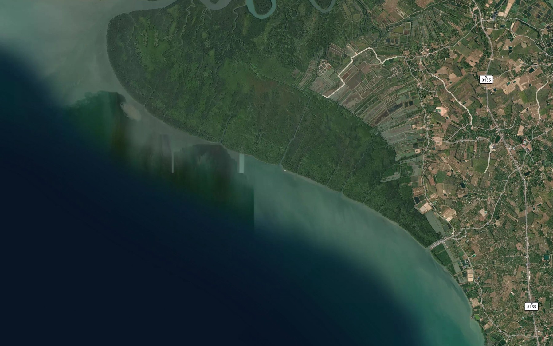 Satellite map of the Khlong Thi 7