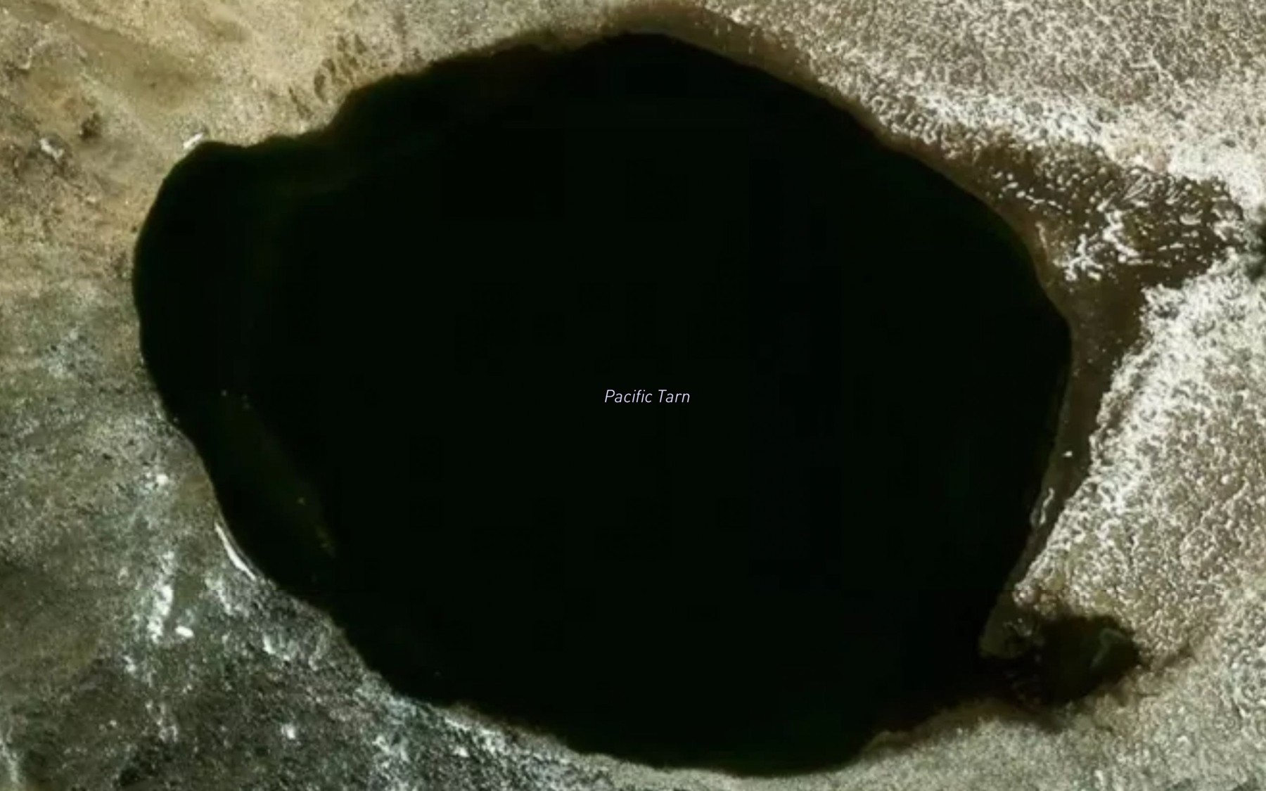 Satellite map of the Pacific Tarn