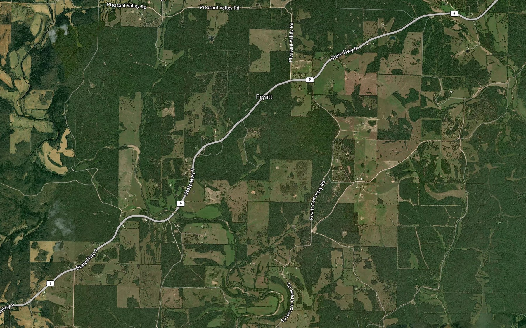Satellite map of the More Spring