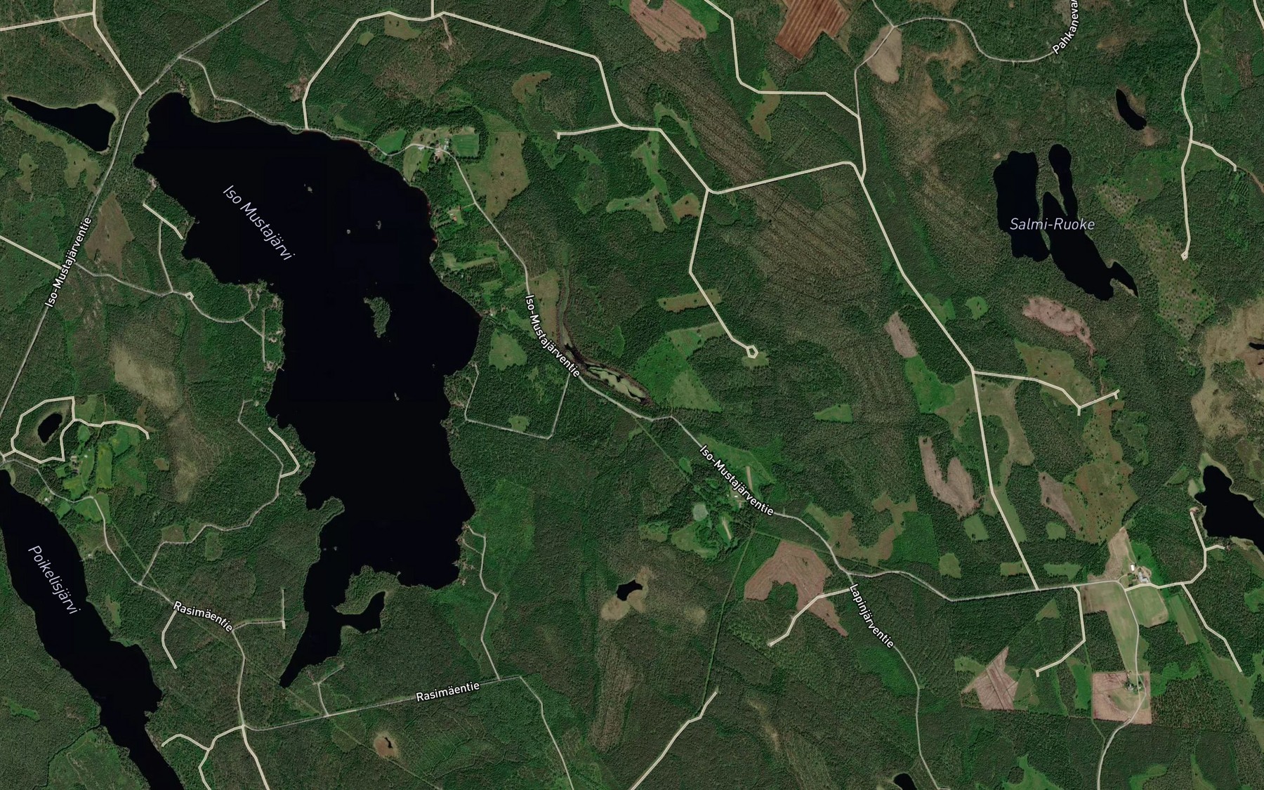 Satellite map of the Vaarajarvi