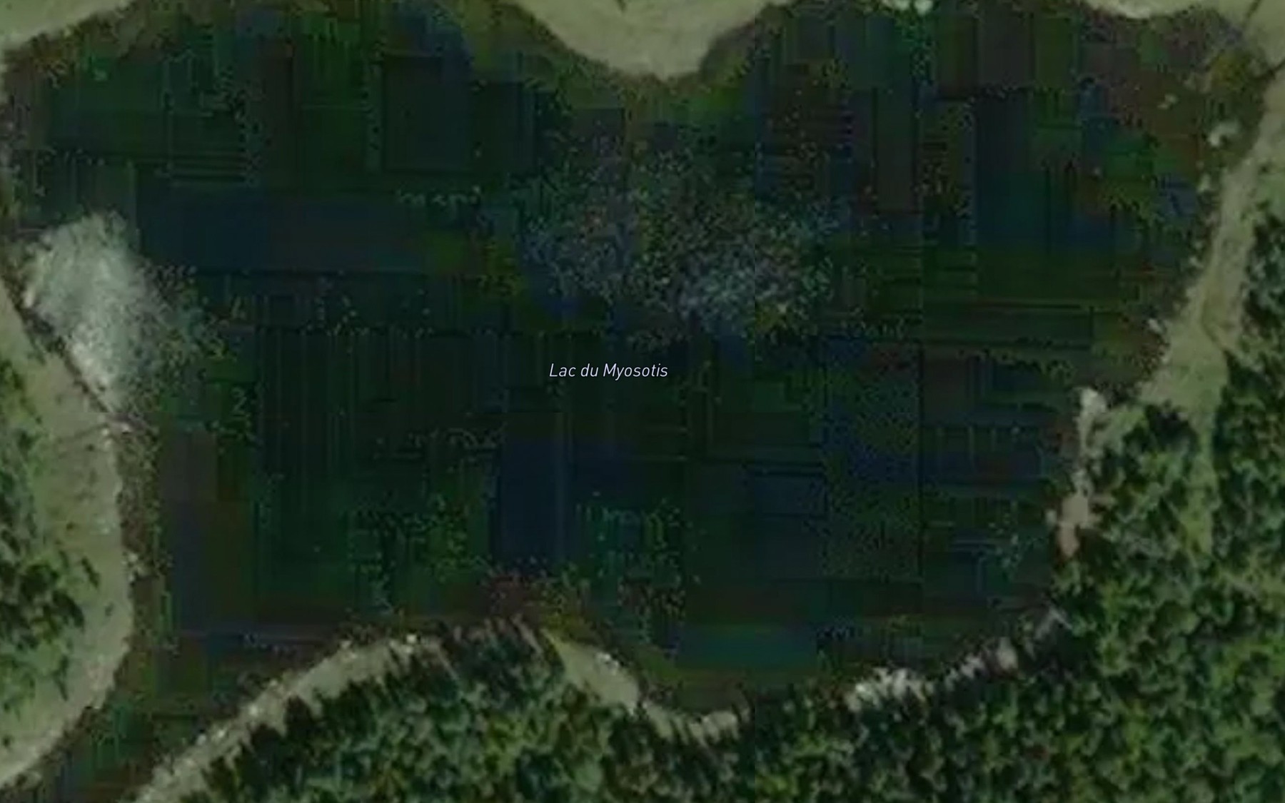 Satellite map of the Lac du Myosotis