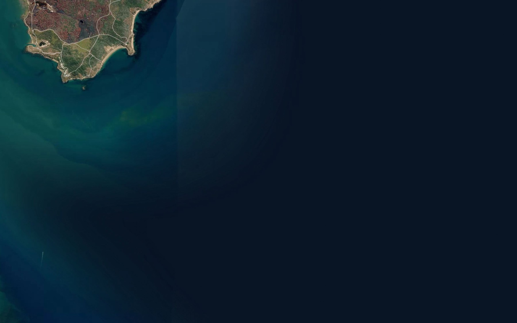 Satellite map of the East Banks